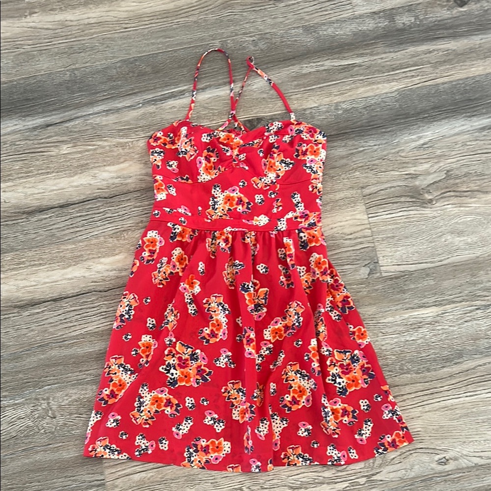 American Eagle Outfitters Pink Floral Mini Dress
